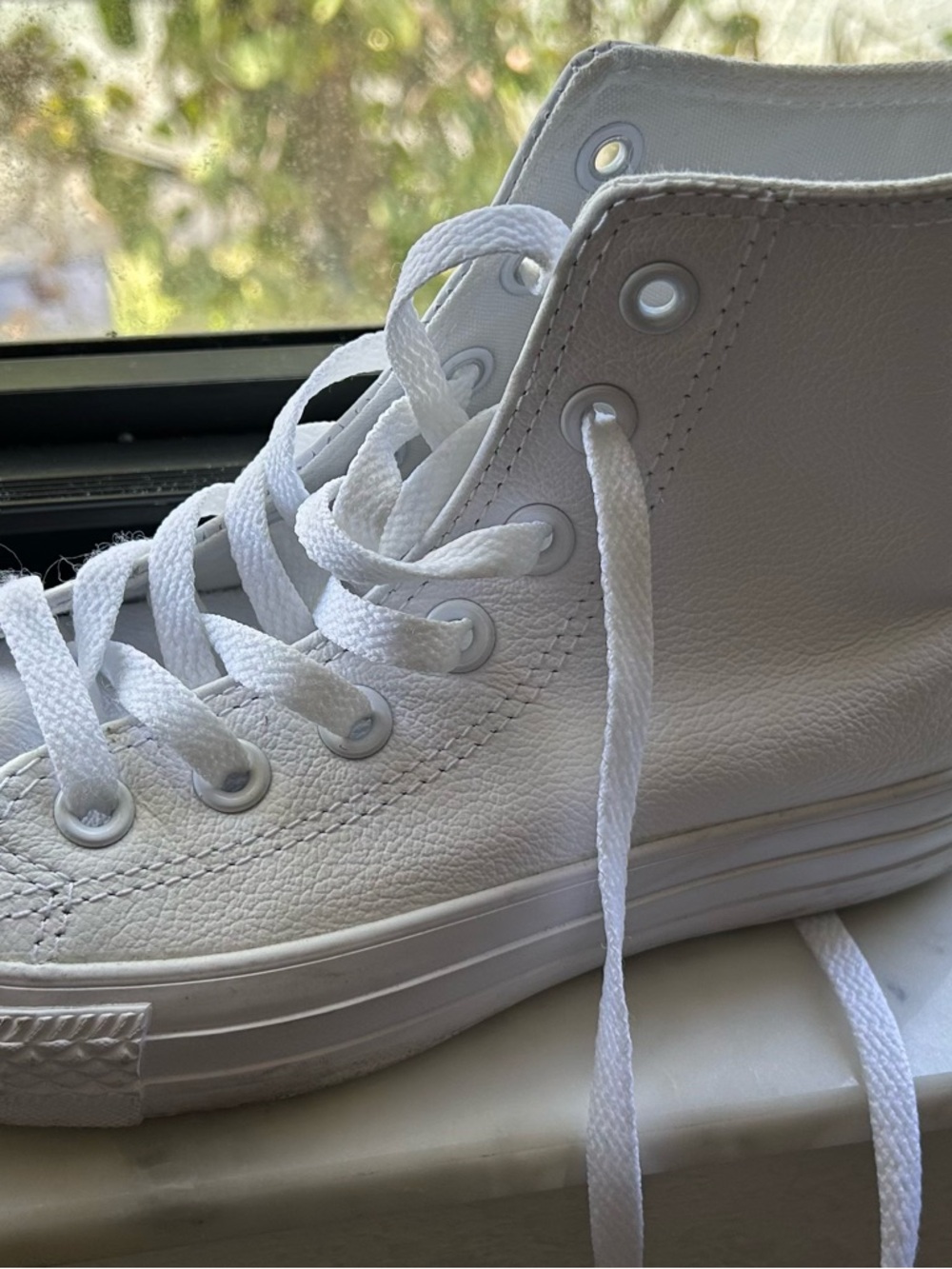 Converse White Canvas High-Top Sneaker